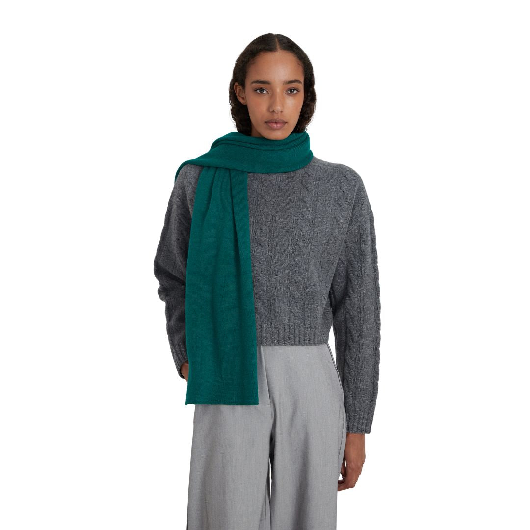 Style Republic 100% Pure Cashmere Women's Knitted Scarf