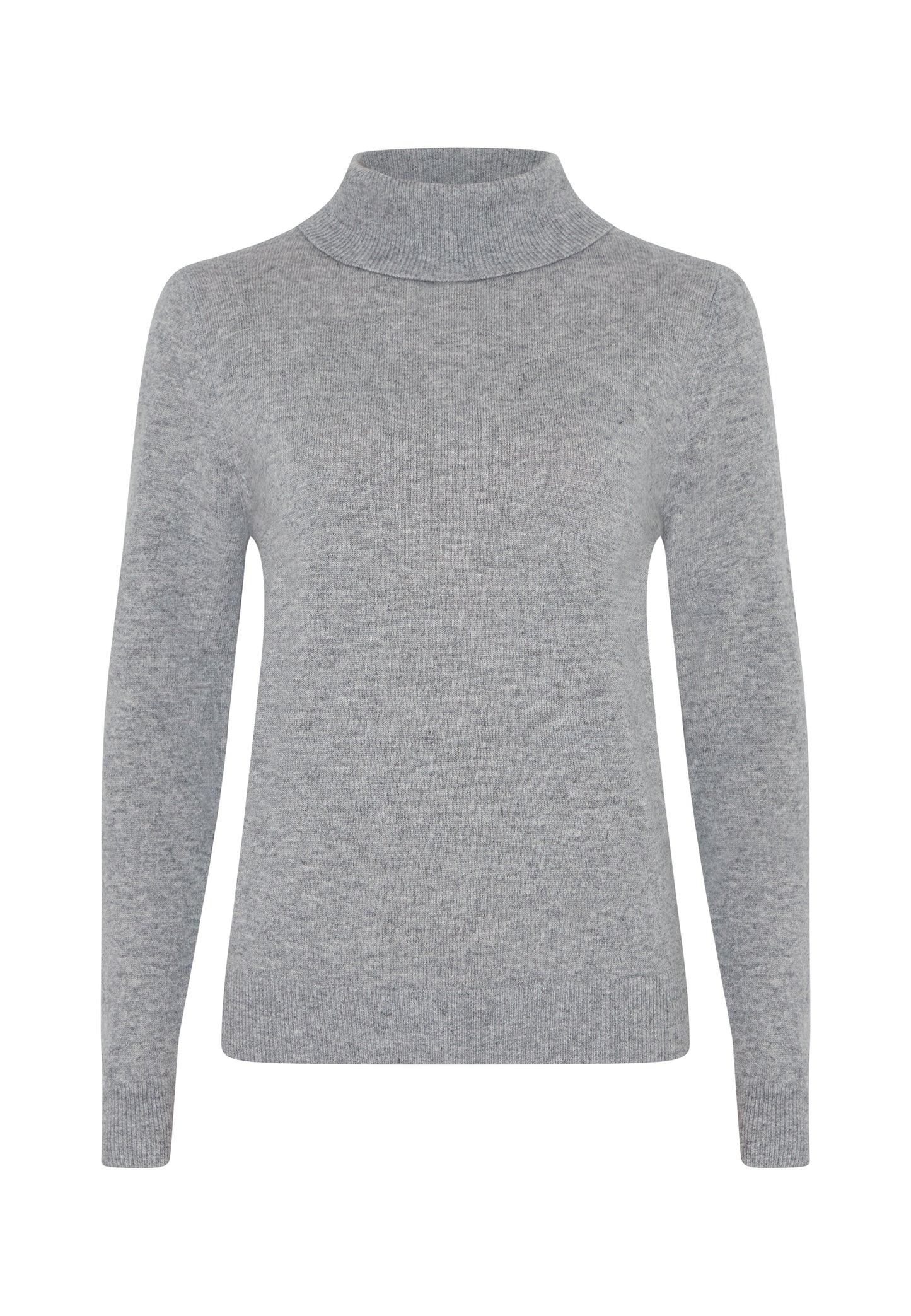 Style Republic 100% Pure Cashmere Slim Fit Turtleneck Women's Sweater