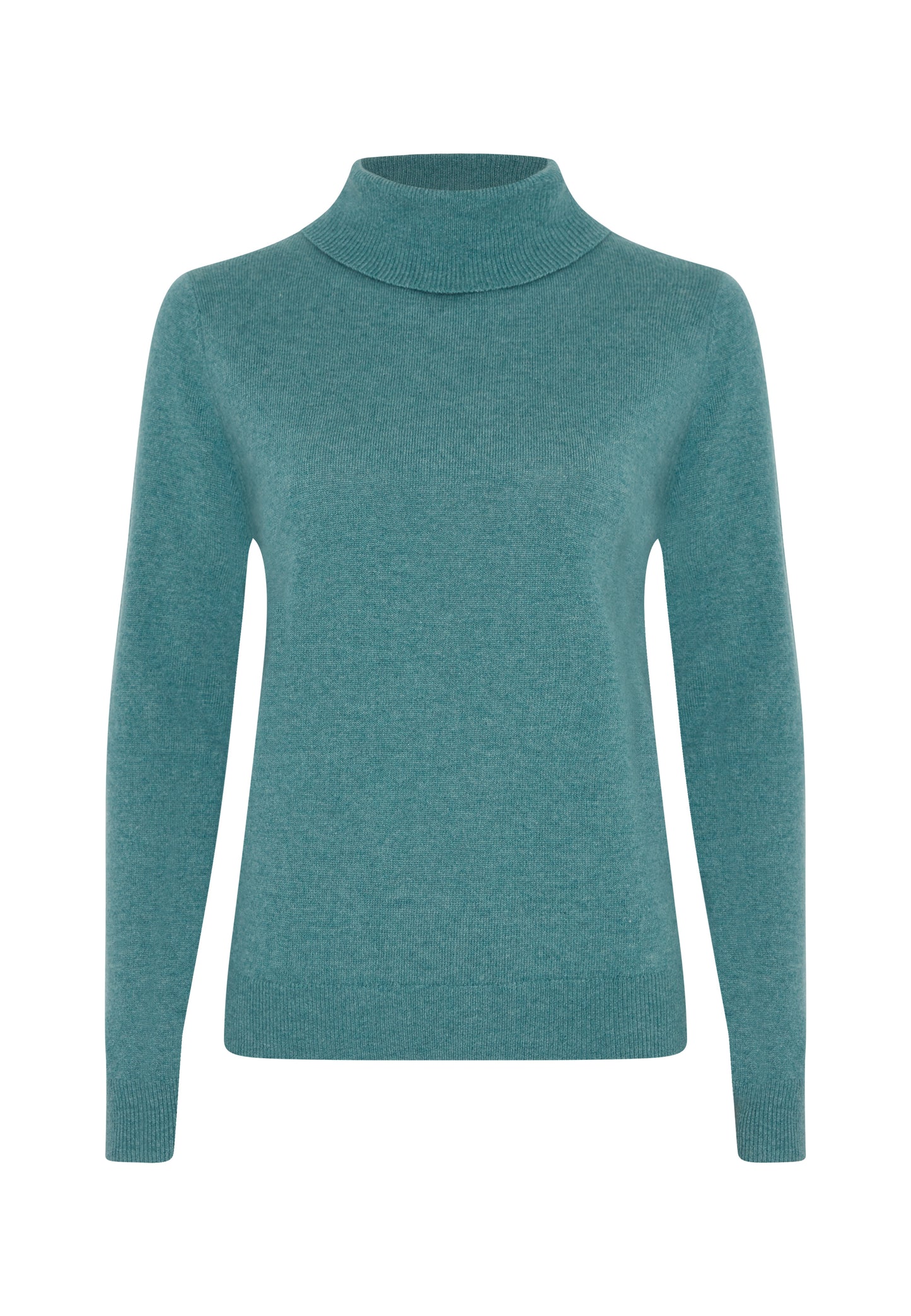 Style Republic 100% Pure Cashmere Slim Fit Turtleneck Women's Sweater