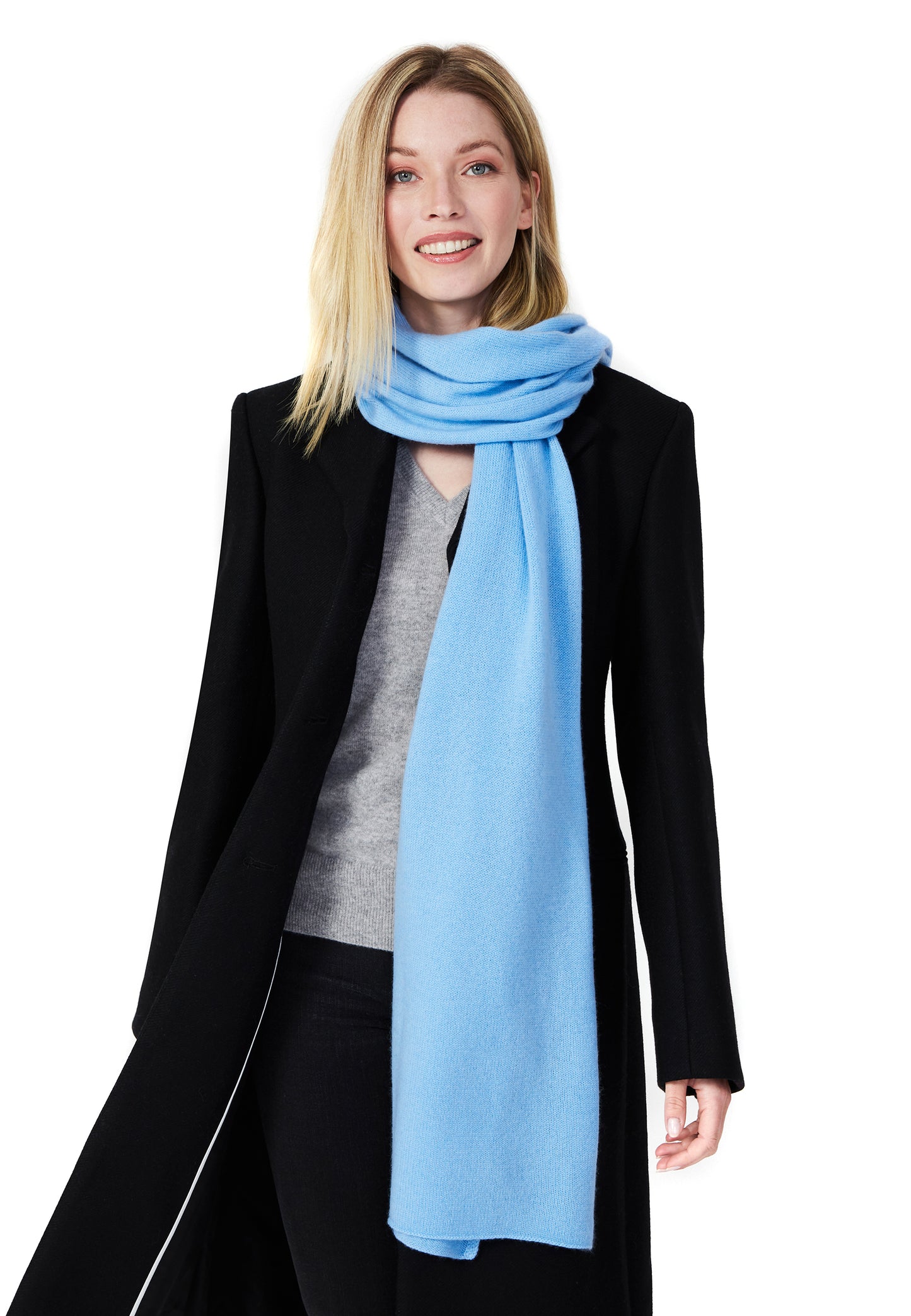 Style Republic 100% Pure Cashmere Women's Knitted Scarf