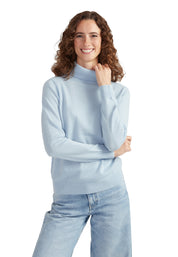 Style Republic 100% Pure Cashmere Classic Fit Turtleneck Women's Sweater