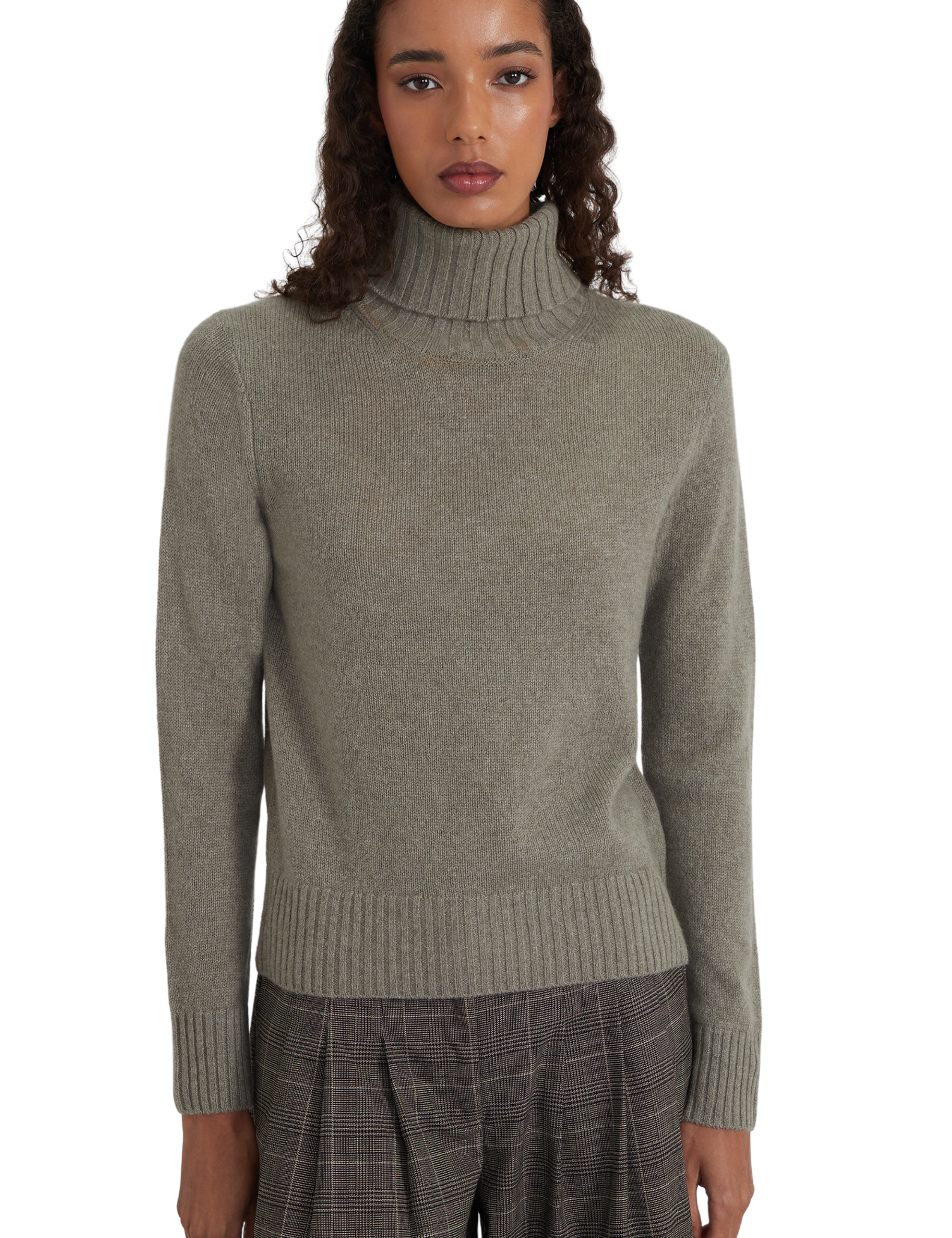 Style Republic 100% Pure Cashmere Regular Fit Turtleneck Women's Sweater