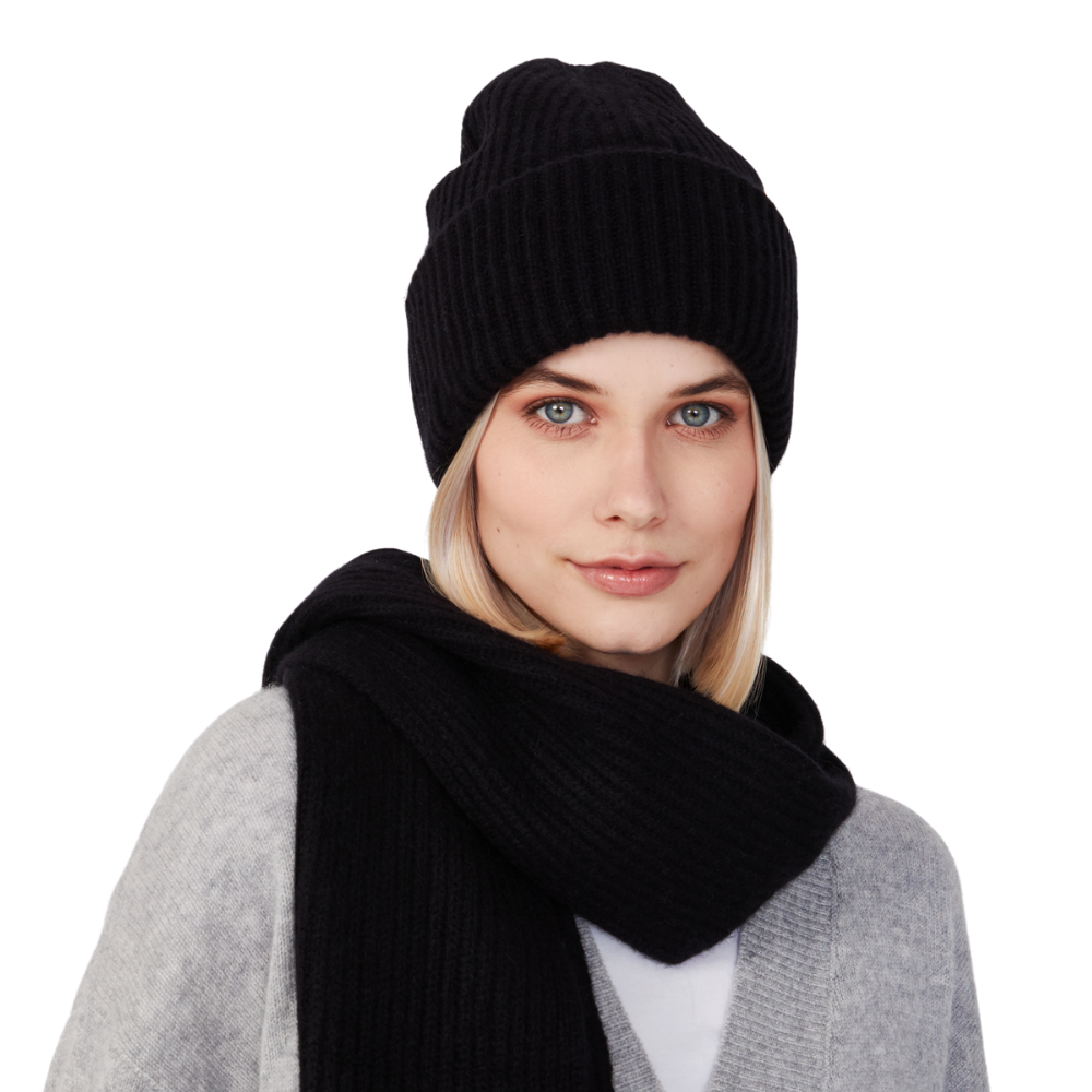 Style Republic Women’s Premium Cashmere Chunky Knit Scarf