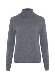 Style Republic 100% Pure Cashmere Regular Fit Turtleneck Women's Sweater