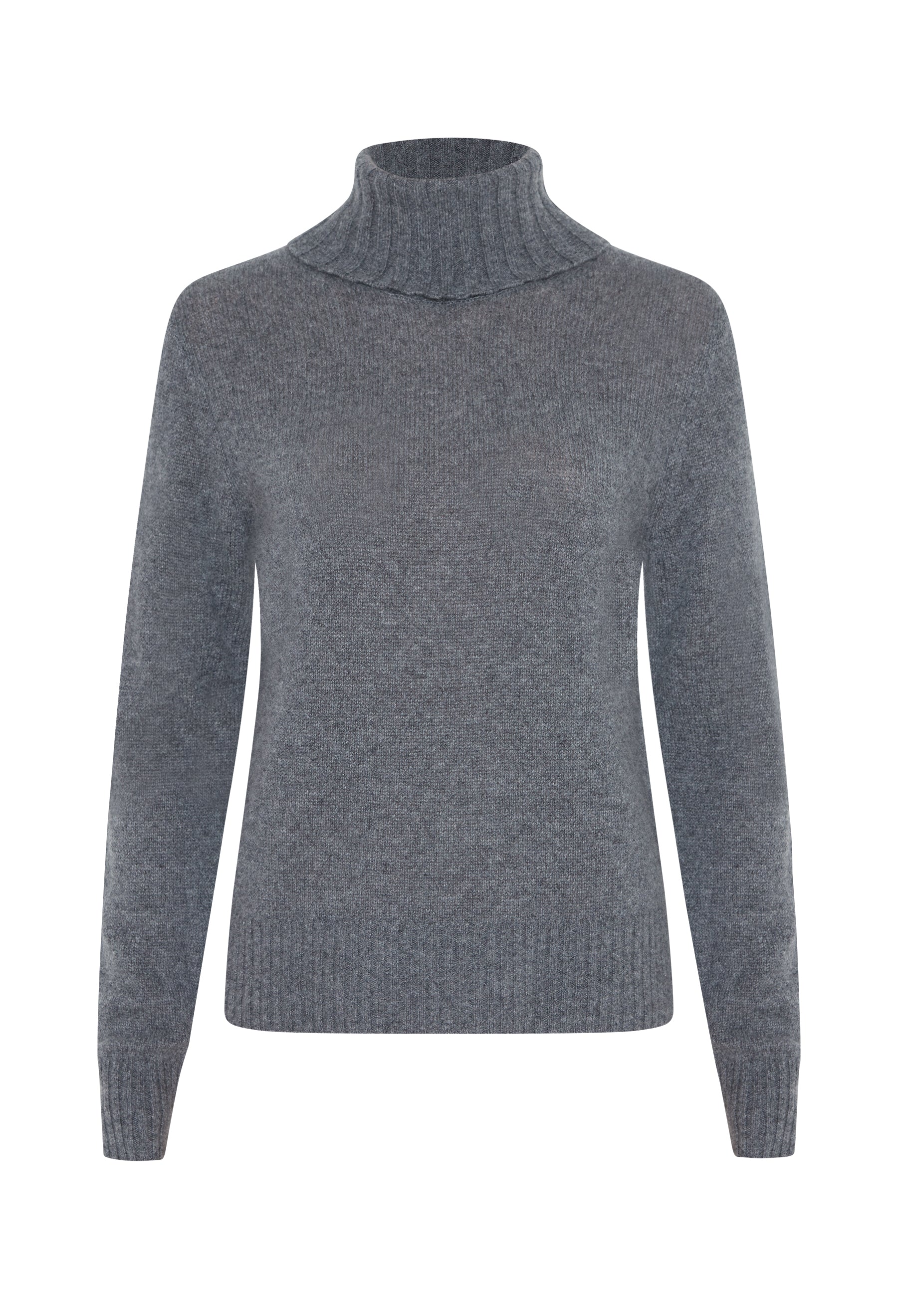 Style Republic 100% Pure Cashmere Regular Fit Turtleneck Women's Sweater