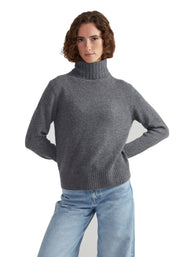 Style Republic 100% Pure Cashmere Regular Fit Turtleneck Women's Sweater