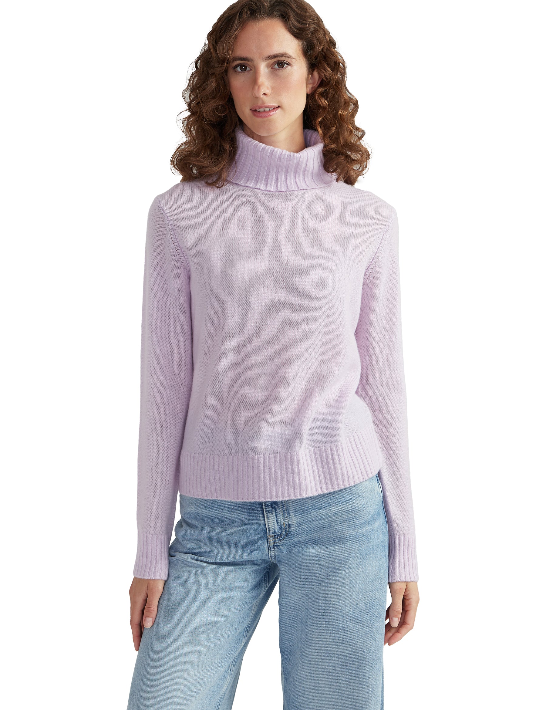 Style Republic 100% Pure Cashmere Regular Fit Turtleneck Women's Sweater
