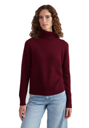 Style Republic 100% Pure Cashmere Regular Fit Turtleneck Women's Sweater