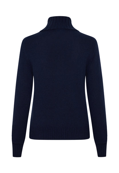 Style Republic 100% Pure Cashmere Classic Turtleneck Women's Sweater