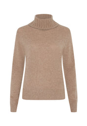 Style Republic 100% Pure Cashmere Regular Fit Turtleneck Women's Sweater