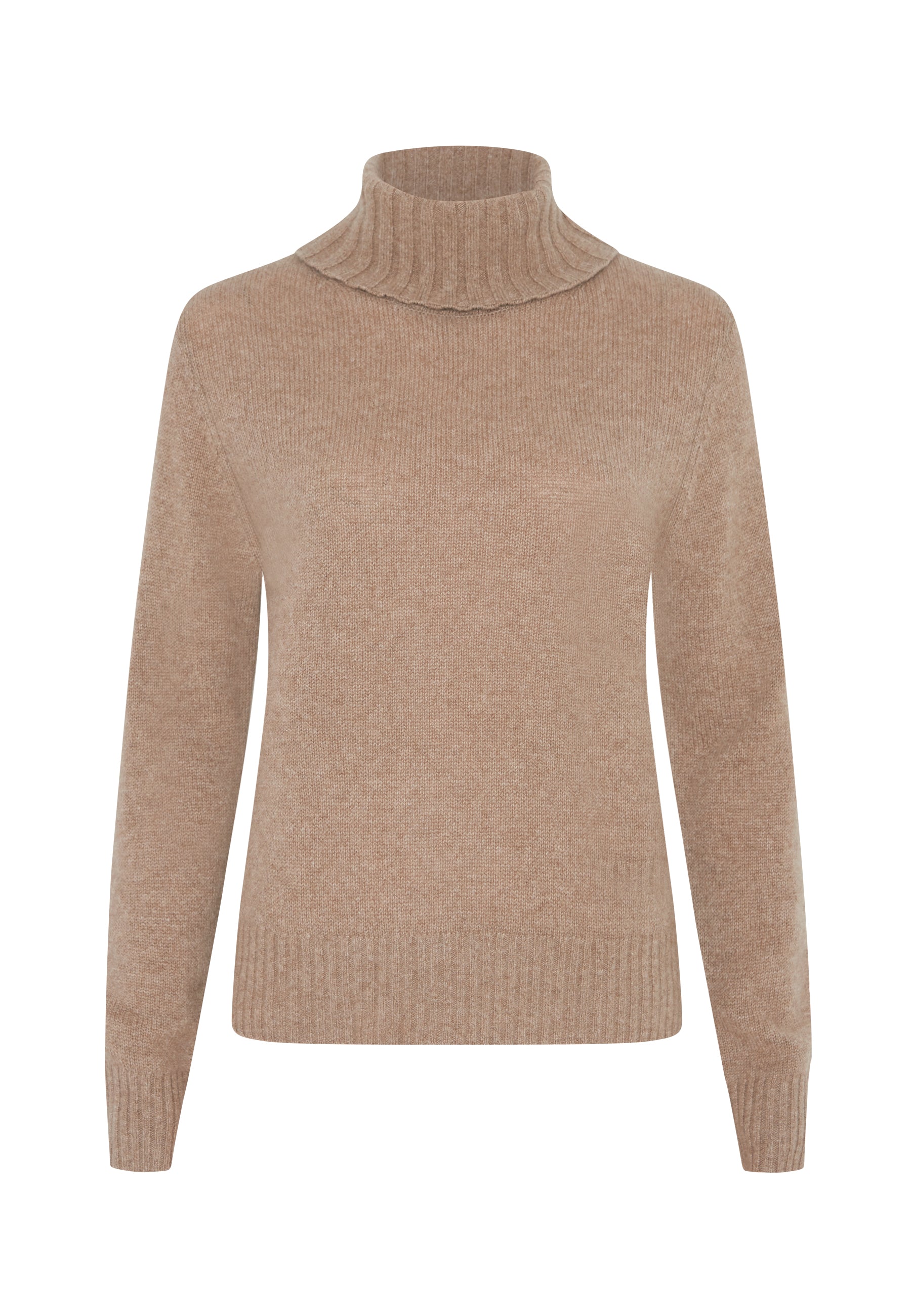 Style Republic 100% Pure Cashmere Regular Fit Turtleneck Women's Sweater