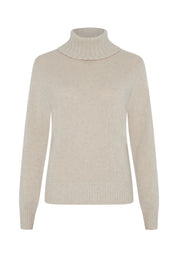 Style Republic 100% Pure Cashmere Regular Fit Turtleneck Women's Sweater