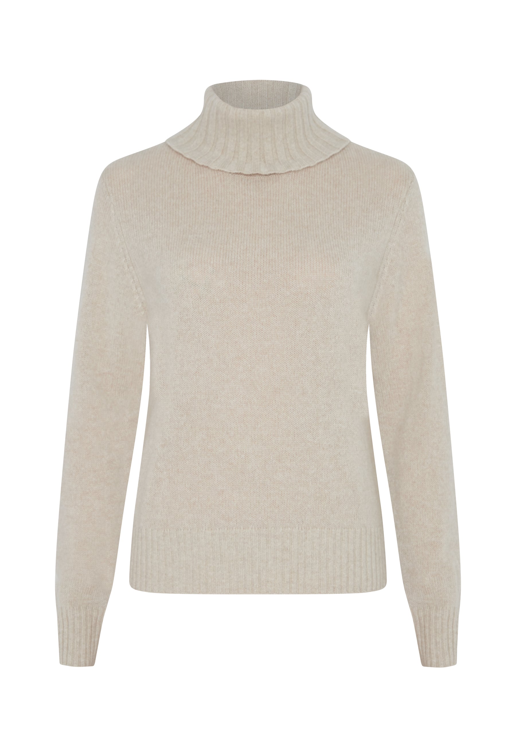 Style Republic 100% Pure Cashmere Regular Fit Turtleneck Women's Sweater