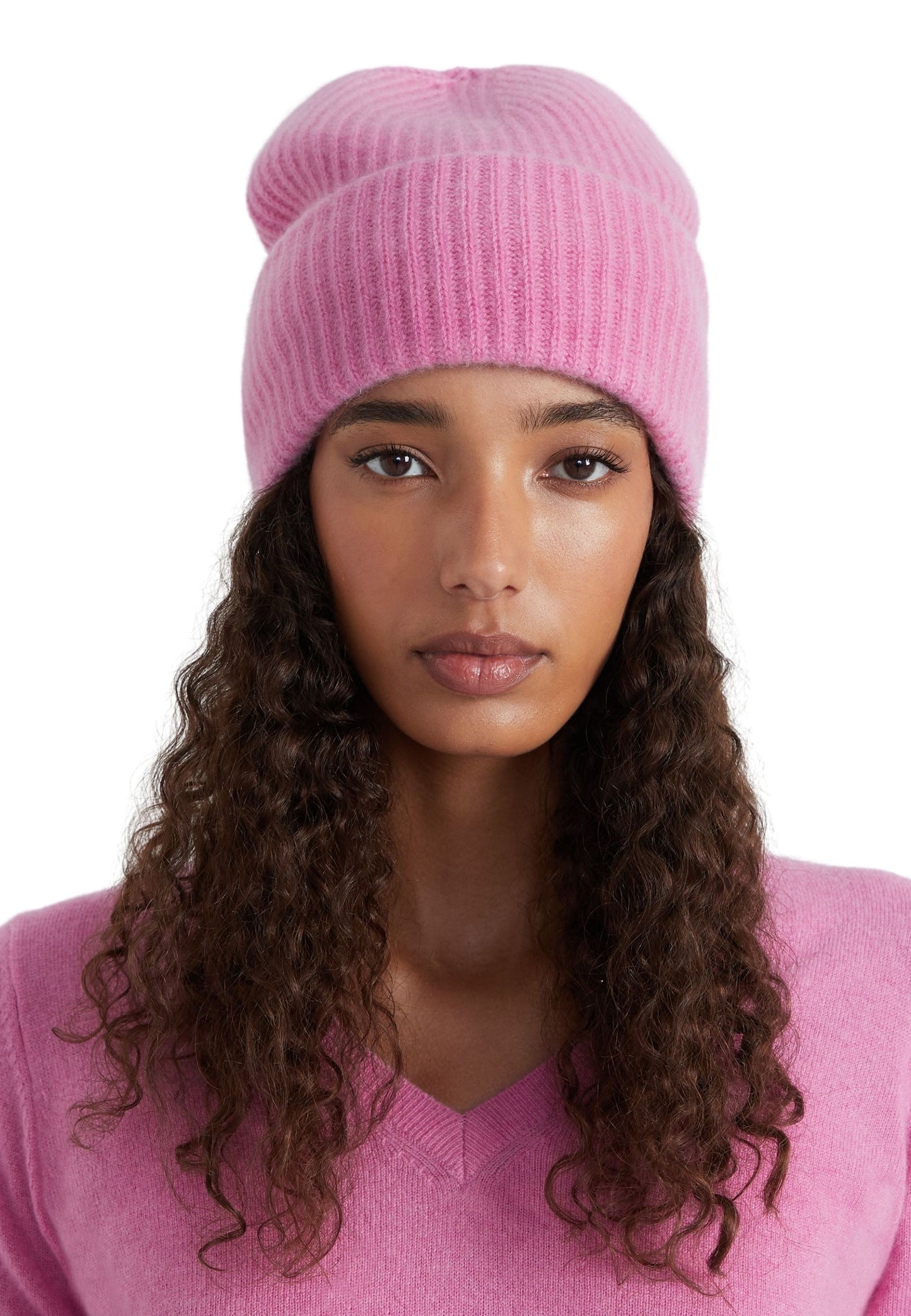 Style Republic 100% Pure Cashmere Chunky Knit Women's Beanie
