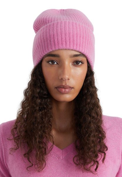 Style Republic 100% Pure Cashmere Chunky Knit Women's Beanie