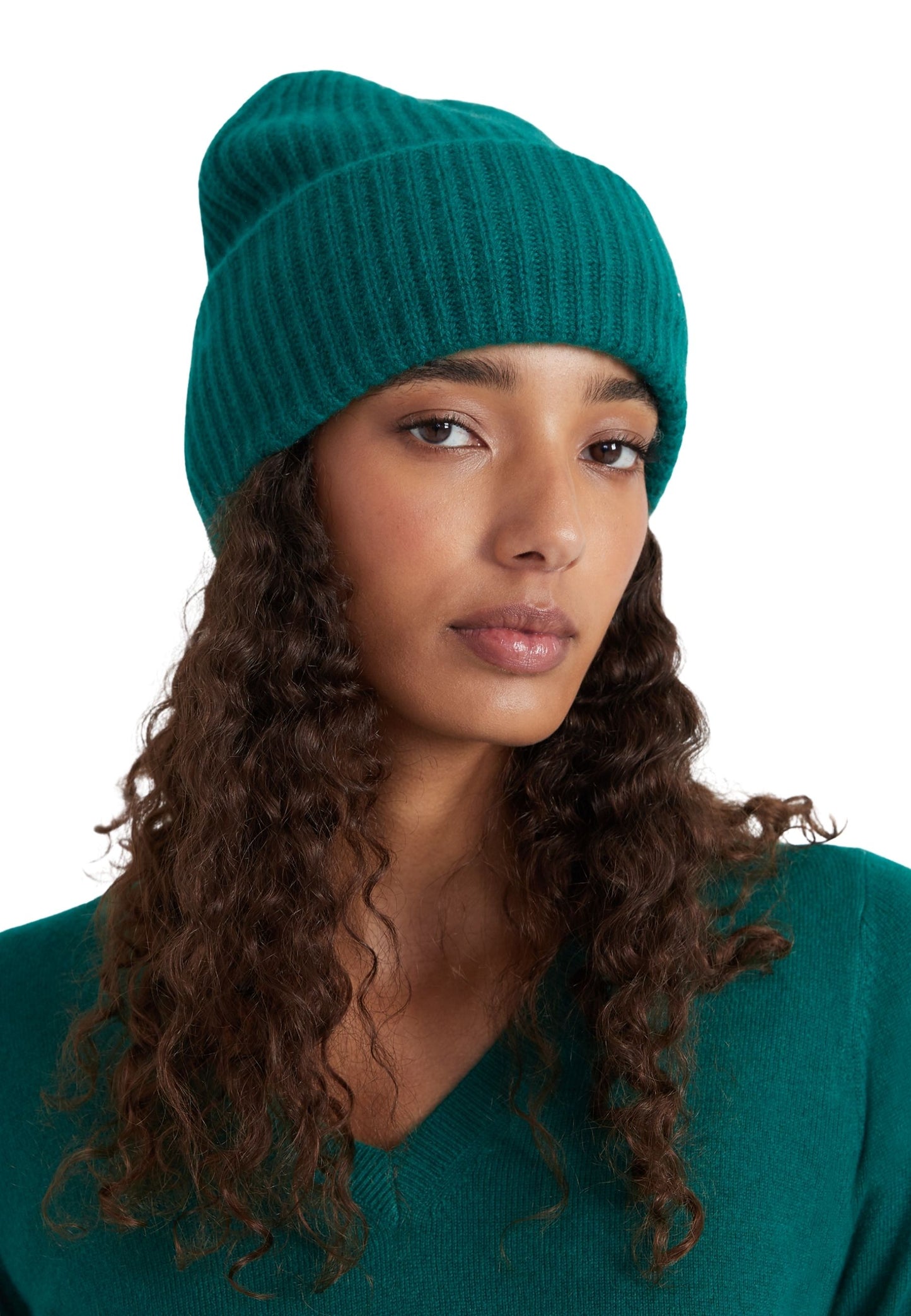 Style Republic 100% Pure Cashmere Chunky Knit Women's Beanie