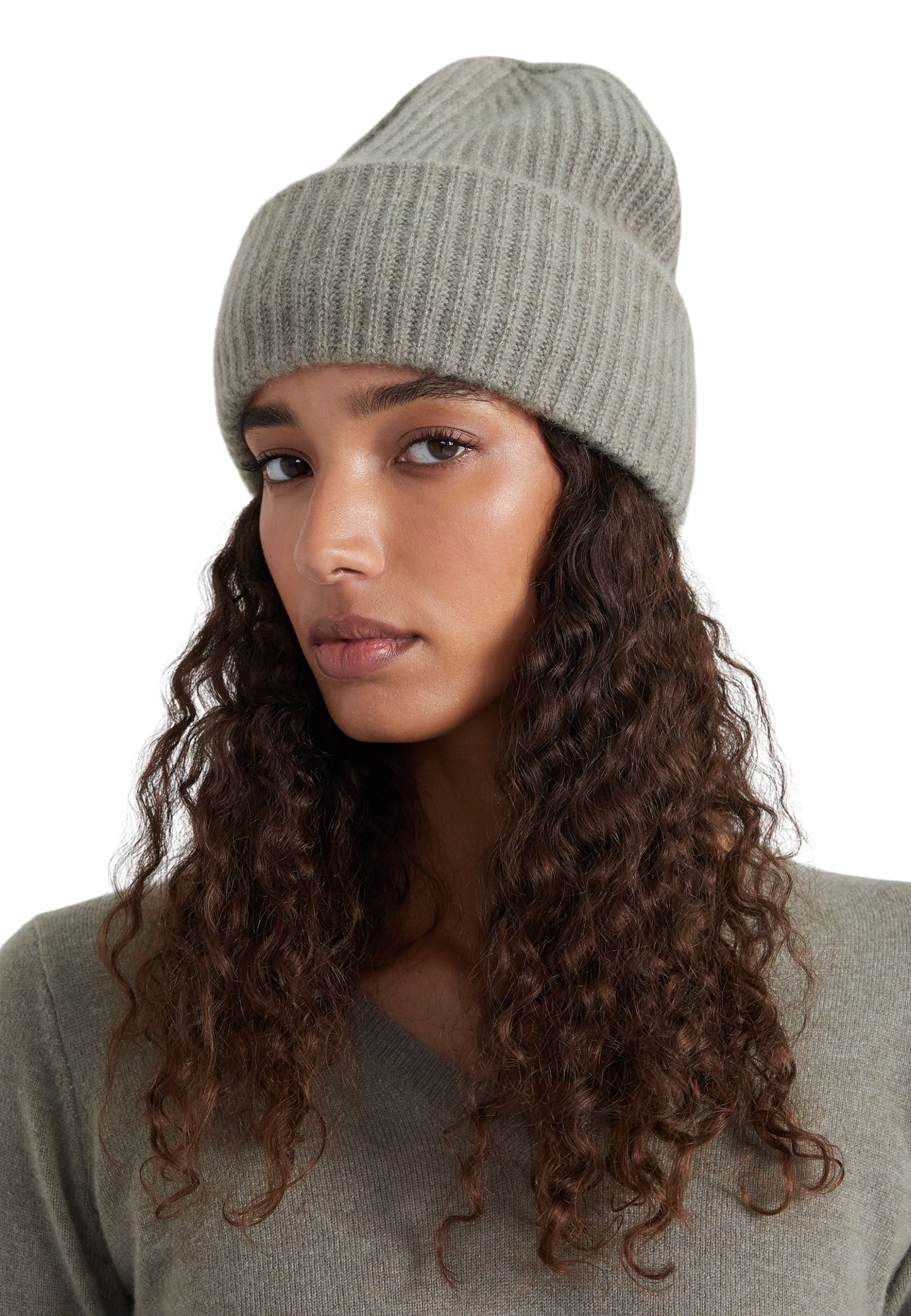 Style Republic 100% Pure Cashmere Chunky Knit Women's Beanie