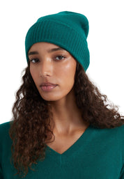 Style Republic 100% Pure Cashmere Women’s Ribbed Cuff Beanie