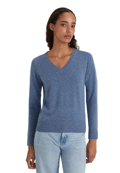 Style Republic 100% Pure Cashmere V-Neck Women's Sweater