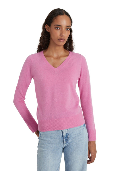 Style Republic 100% Pure Cashmere V-Neck Women's Sweater