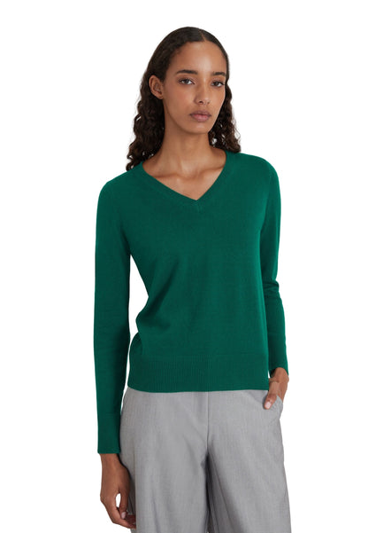 Style Republic 100% Pure Cashmere V-Neck Women's Sweater