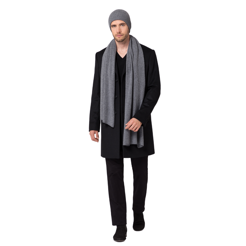 Style Republic Men's 100% Pure Cashmere Winter Scarf