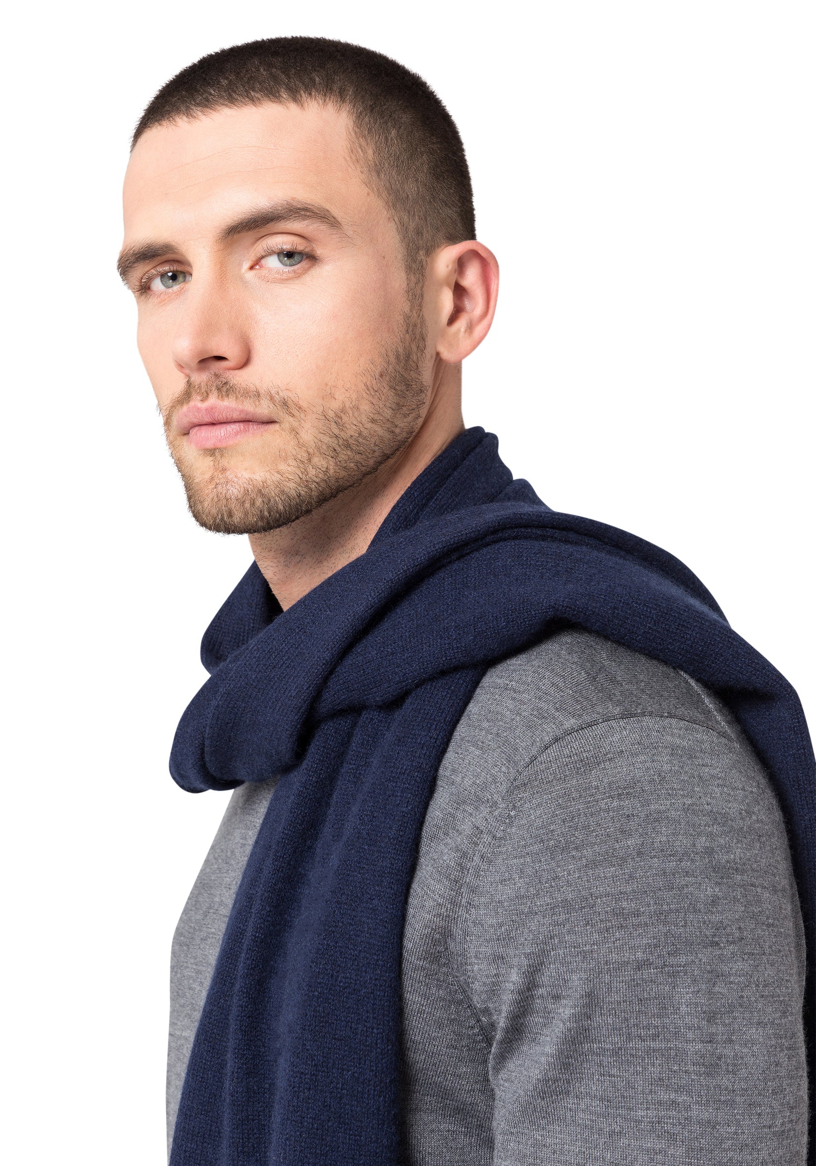 Style Republic Men's 100% Pure Cashmere Winter Scarf