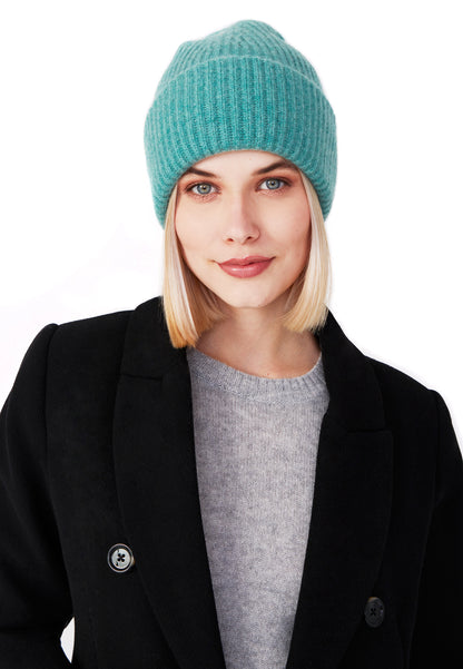 Style Republic 100% Pure Cashmere Chunky Knit Women's Beanie