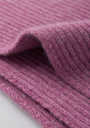 Premium cashmere Women’s Chunky Knit Scarf dull rose