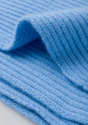 Premium cashmere Women’s Chunky Knit Scarf icy blue