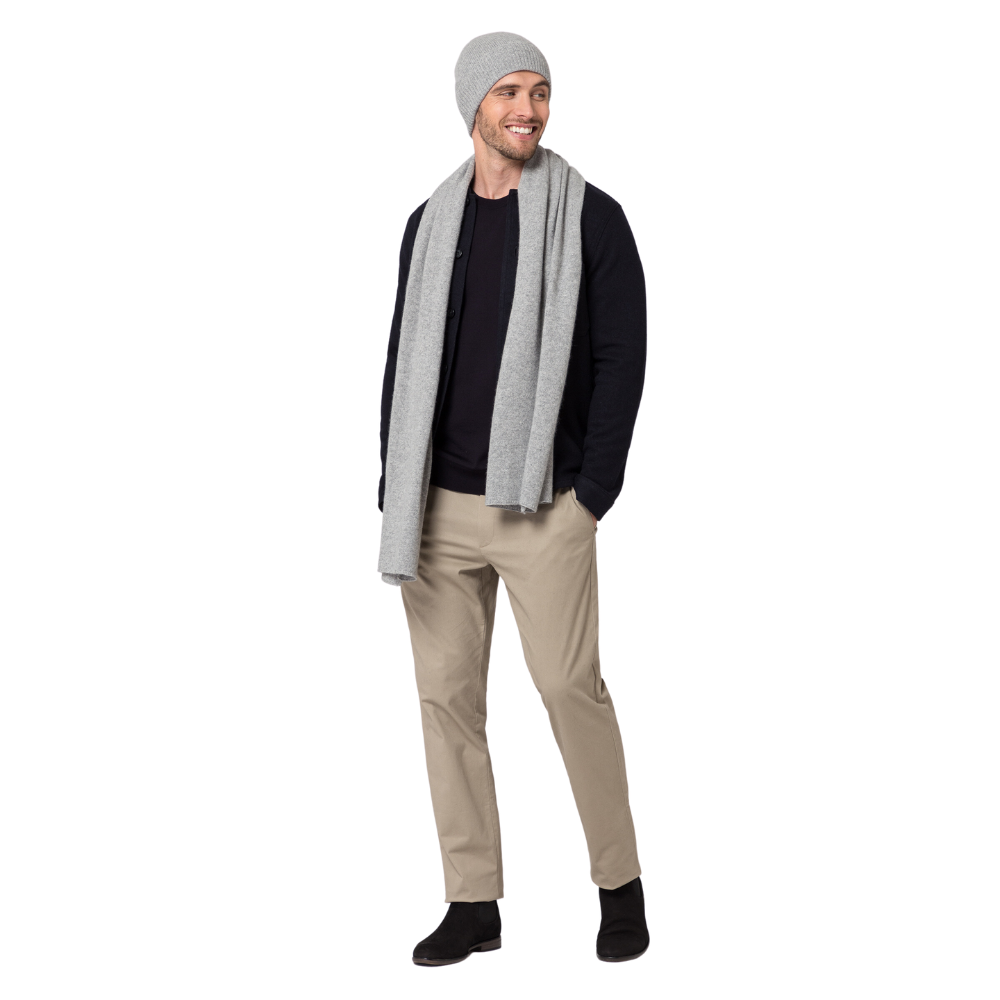 Style Republic Men's 100% Pure Cashmere Winter Scarf